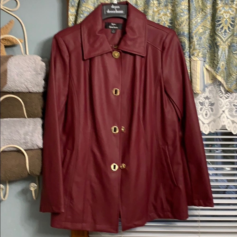 Dennis Basso Leather Jacket